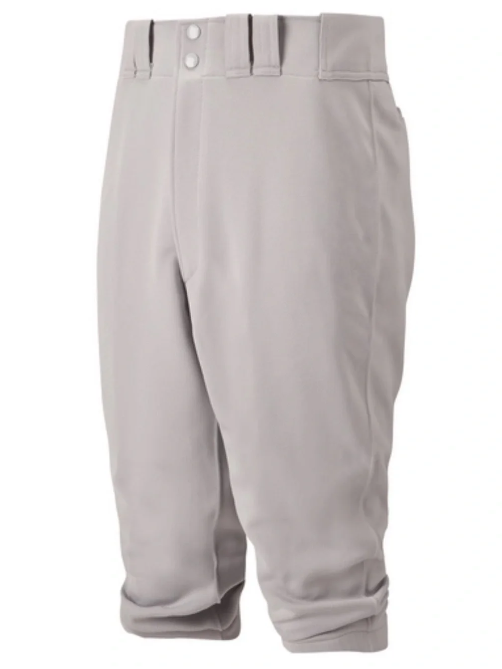 NEW Mizuno Youth Premier Short Baseball Pant Knicker Grey Medium